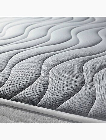 Matelas à mémoire de forme THE WHITE STONE - H.22 cm - Orthopédique - Antibactérien