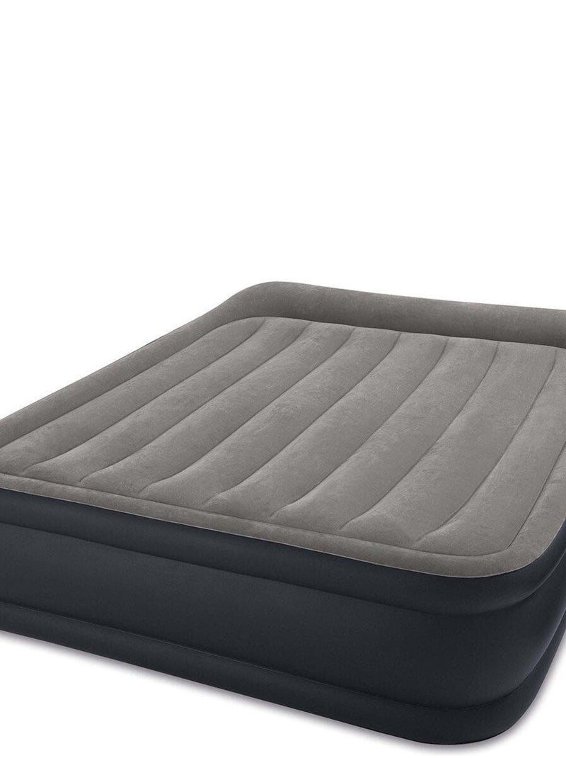 Matelas Airbed 2 places Fiber Tech Luxe gonfleur électrique Bleu - Kiabi