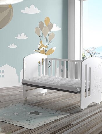 Matelas ANABEL 60X120 CM, Hauteur 11 CM – Respirant, Ergonomique, respirant, doux et confortable