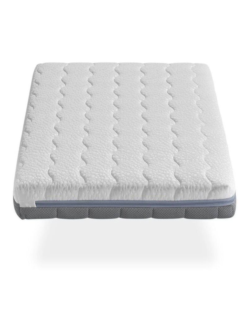 Matelas ANABEL 60X120 CM, Hauteur 11 CM – Respirant, Ergonomique, respirant, doux et confortable Blanc - Kiabi