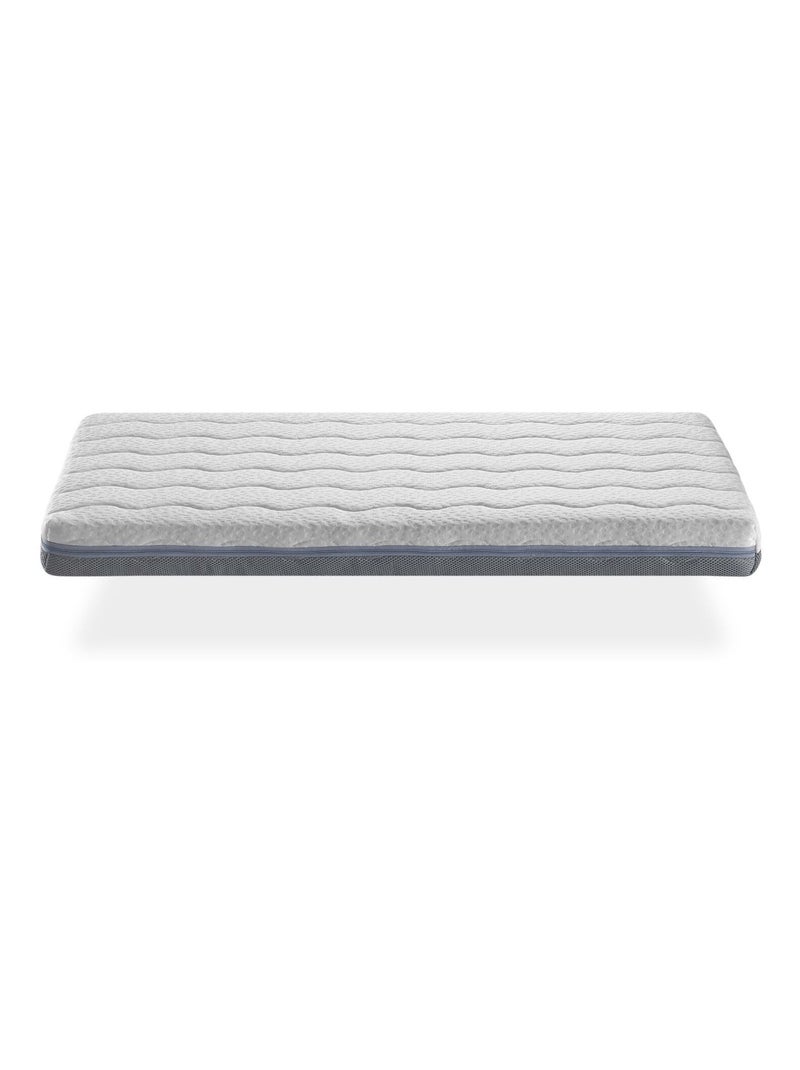 Matelas ANABEL 60X120 CM, Hauteur 11 CM – Respirant, Ergonomique, respirant, doux et confortable Blanc - Kiabi