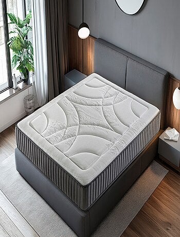 Matelas ANTARES Épaisseur 24 CM - Mousse haute densité - Système Multi-Zones de confort