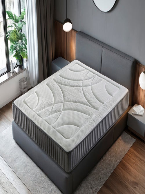 Matelas ANTARES Épaisseur 24 CM - Mousse haute densité - Système Multi-Zones de confort - Kiabi