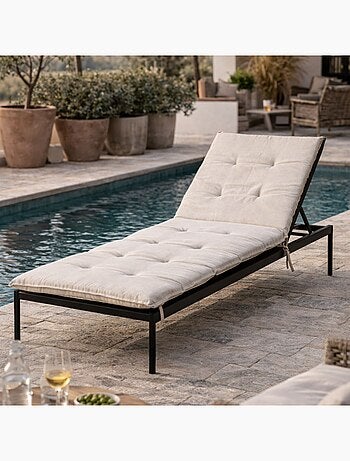 Matelas bain de soleil capitonné haute résistance FERRET