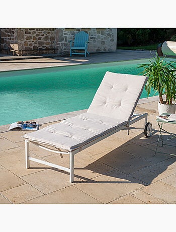 Matelas bain de soleil capitonné haute résistance FERRET