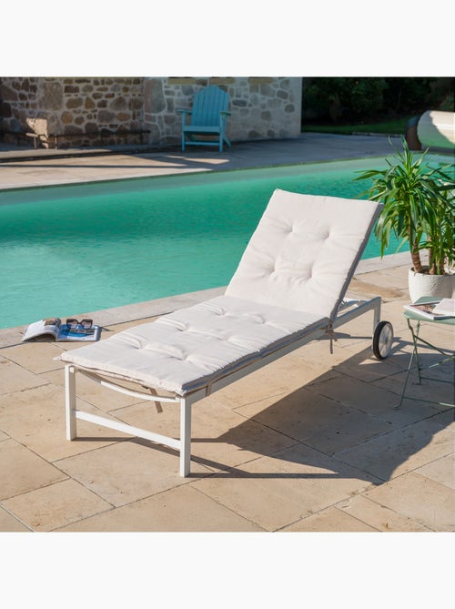 Matelas bain de soleil capitonné haute résistance FERRET - Kiabi