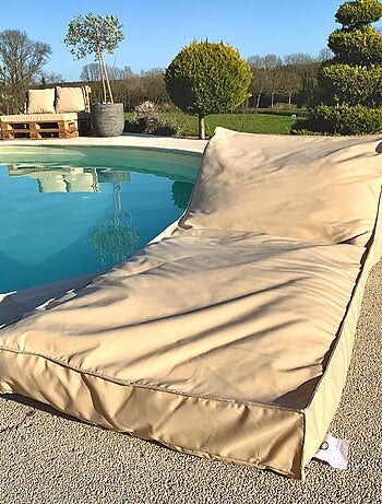 Matelas bain de soleil en microbille