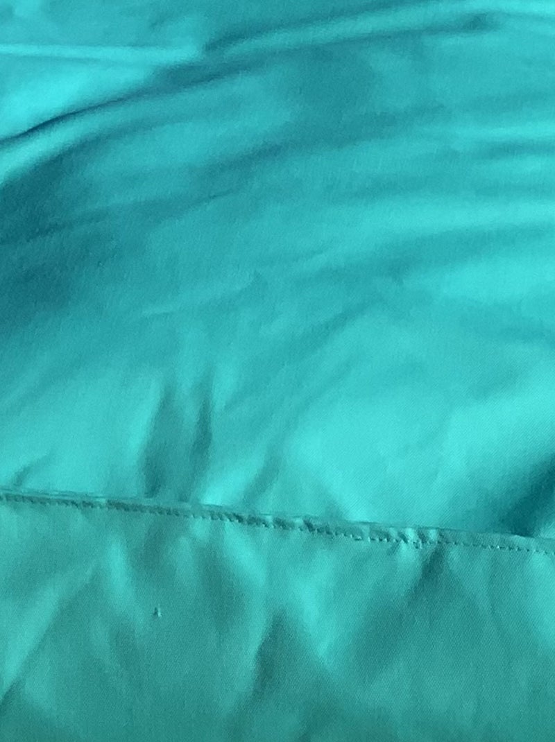 Matelas bain de soleil en microbille Bleu turquoise - Kiabi
