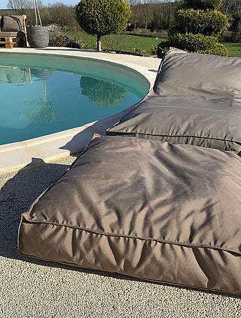 Matelas bain de soleil en microbille