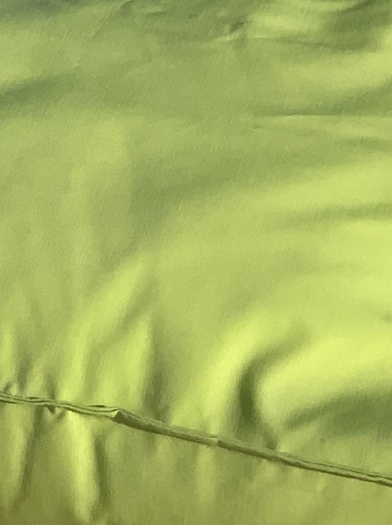 Matelas bain de soleil en microbille Vert fluo - Kiabi