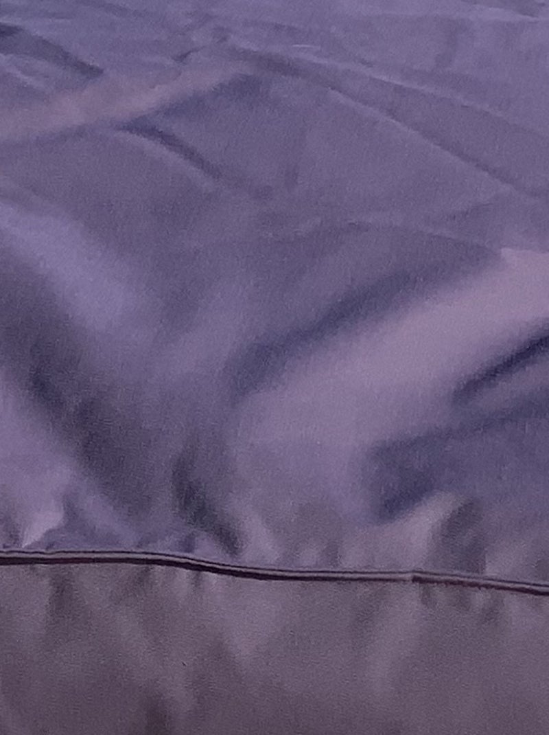 Matelas bain de soleil en microbille Violet aubergine - Kiabi