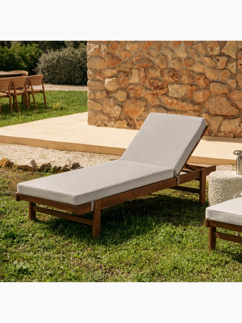 Matelas bain de soleil épais premium Beige coquille - Kiabi