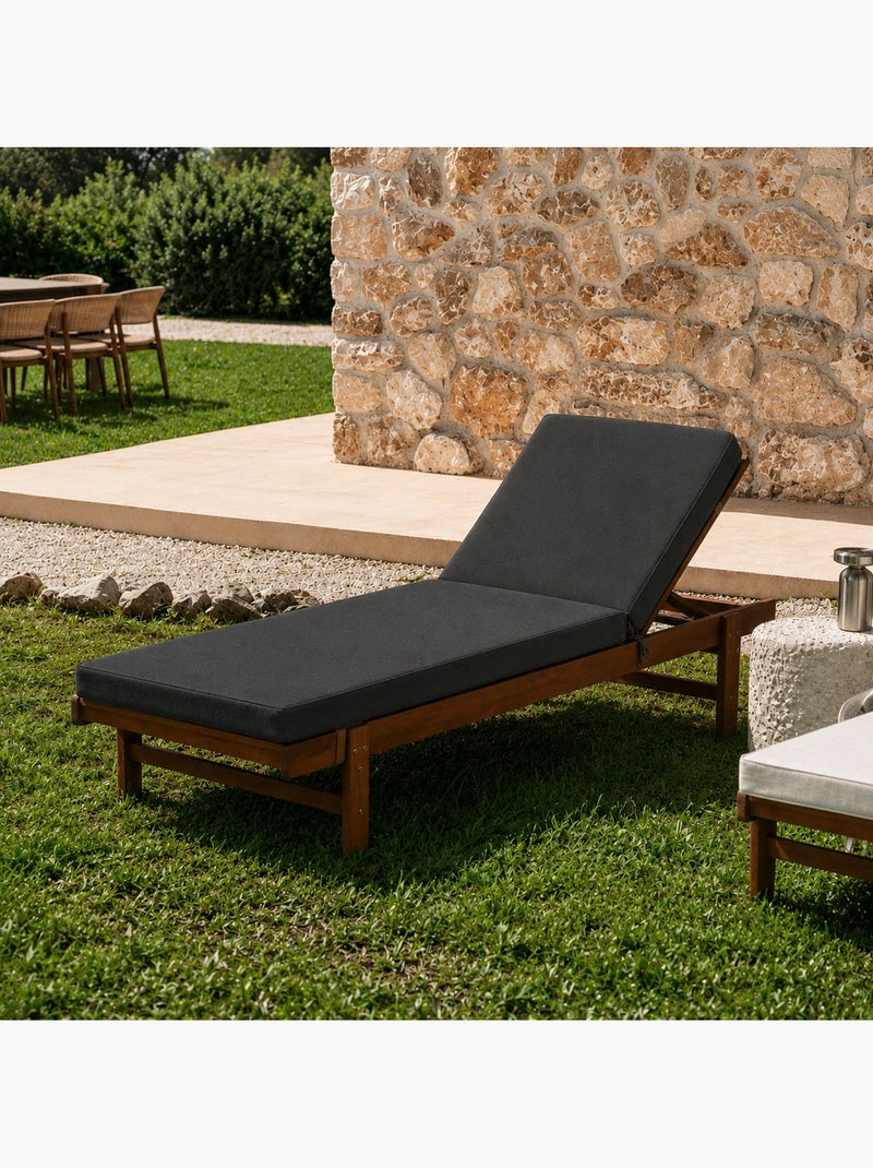 Matelas bain de soleil épais premium Gris - Kiabi