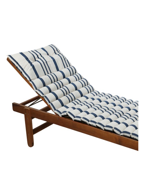 Matelas bain de soleil extérieur à rayures - Kiabi