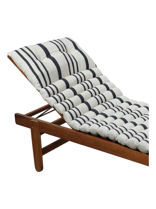 Matelas bain de soleil extérieur à rayures - Kiabi