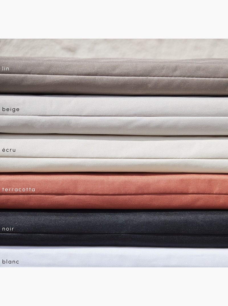 Matelas Bain de soleil extérieur imperméable MINORQUE Ecru - Kiabi