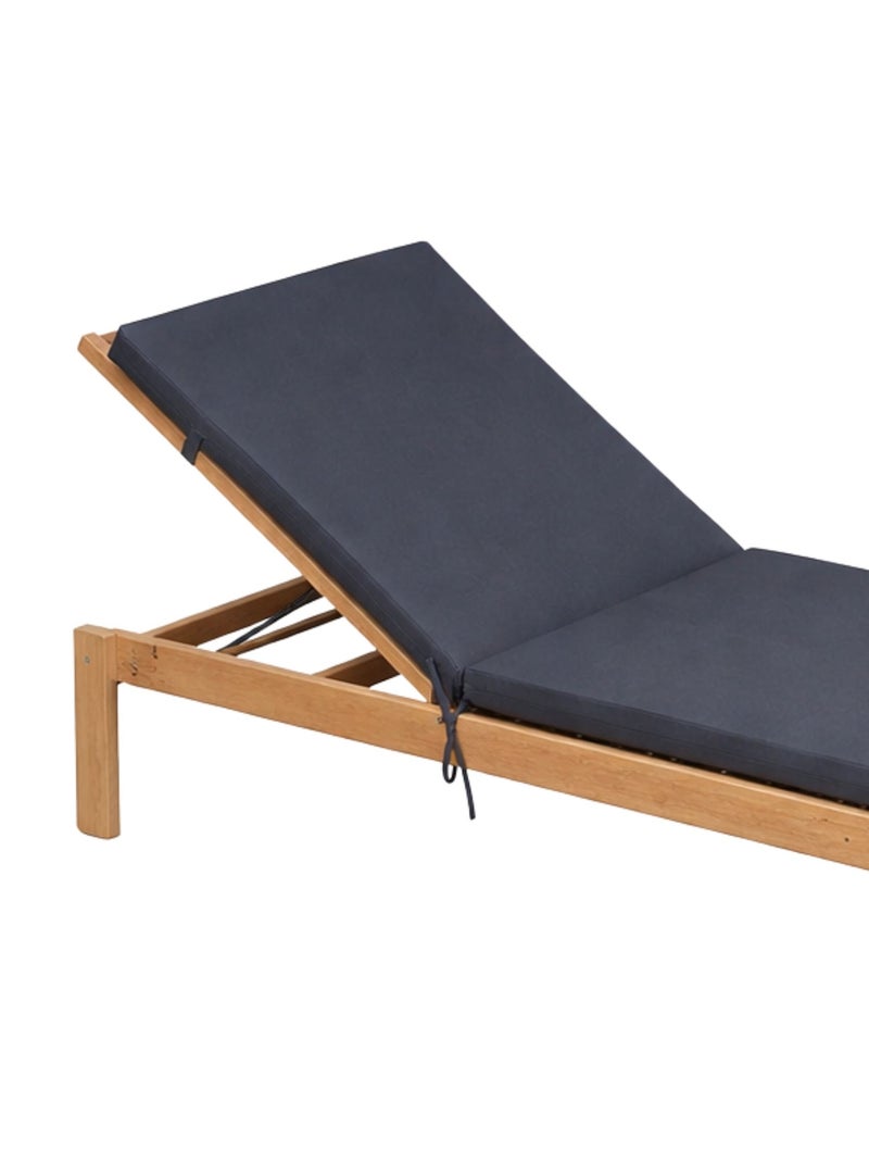Matelas Bain de soleil extérieur imperméable MINORQUE gris anthracite - Kiabi