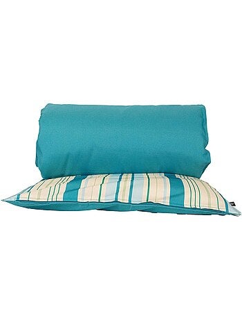 Matelas bain de soleil extérieur rayé