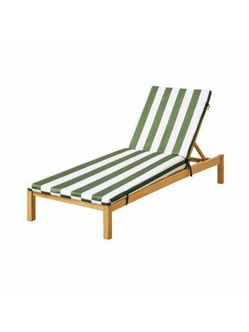 Matelas bain de soleil imperméable déhoussable à rayures ARCACHON - Kiabi