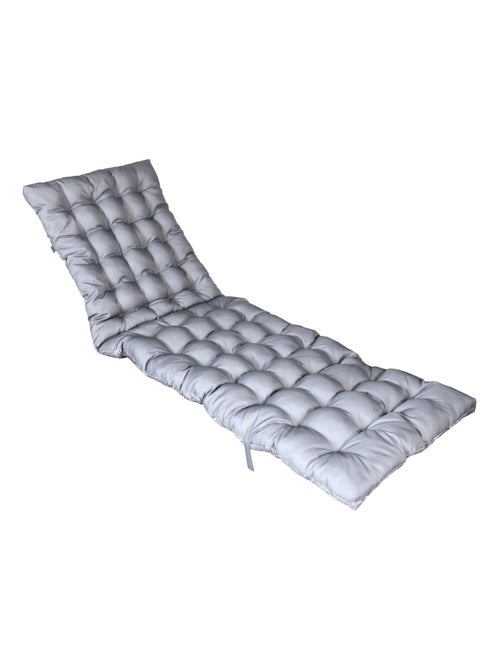 Matelas bain de soleil imperméable, pour transat, en Tissu déperlant bicolore Imprimé. - Kiabi