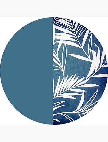 Matelas bain de soleil imperméable, pour transat, en Tissu déperlant bicolore Imprimé, Lot de 2.