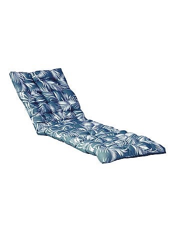 Matelas bain de soleil imperméable, pour transat, en Tissu déperlant bicolore, Lot de 4.