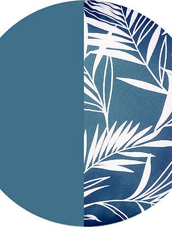 Matelas bain de soleil imperméable, pour transat, en Tissu déperlant bicolore, Lot de 4.