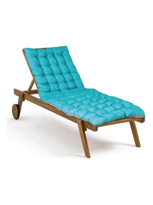 Matelas bain de soleil imperméable, pour transat, en Tissu déperlant bicolore, Lot de 4. - Kiabi