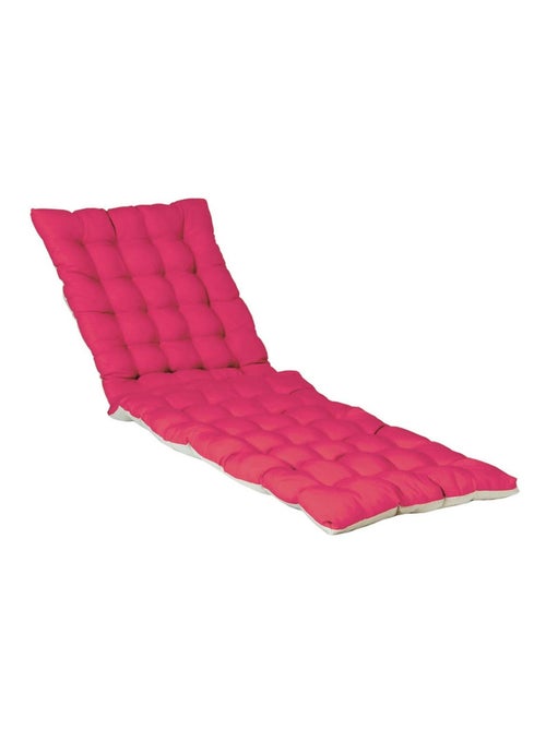 Matelas bain de soleil imperméable, pour transat, en Tissu déperlant bicolore. - Kiabi