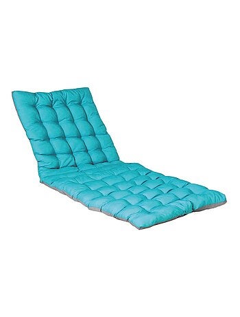 Matelas bain de soleil imperméable, pour transat, en Tissu déperlant bicolore Imprimé, Lot de 2.