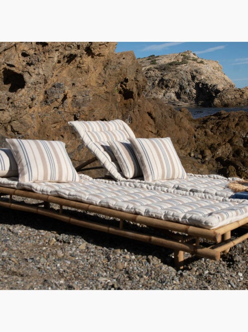 Matelas bain de soleil matelassé à rayures - Kiabi Matelas bain de soleil matelassé à rayures - Kiabi