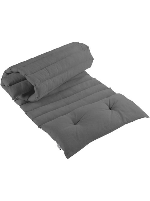 Matelas bain de soleil Pacifique gris 180 x 60 cm - Kiabi Matelas bain de soleil Pacifique gris 180 x 60 cm - Kiabi