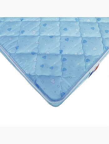 Matelas bb hypoallergnique en mousse ferme, confort et scurit Couleur - Bleu, - 60 x 120 cm