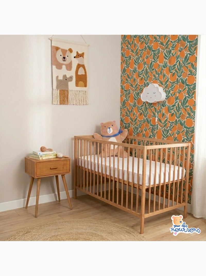 Matelas Bébé - 60x120 cm - Réversible - Fabrication française Blanc - Kiabi