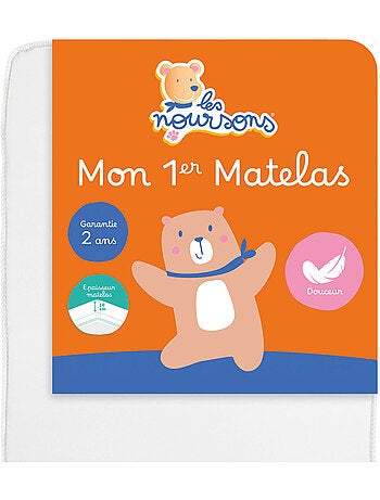 Matelas Bébé - Réversible - Fabrication française