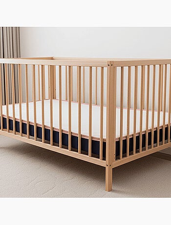 Matelas Bébé - Réversible Été/Hiver - Sans Traitement - Oeko-Tex - Fabrication Française