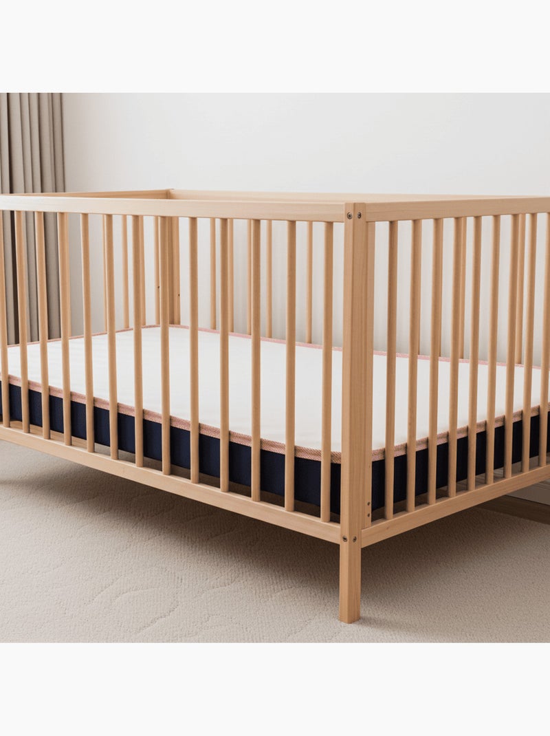 Matelas Bébé - Réversible Été/Hiver - Sans Traitement - Oeko-Tex - Fabrication Française Blanc - Kiabi