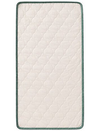 Matelas Bébé - Réversible Été/Hiver - Soutien Ferme - Sans Traitement - Oeko-Tex - Vert