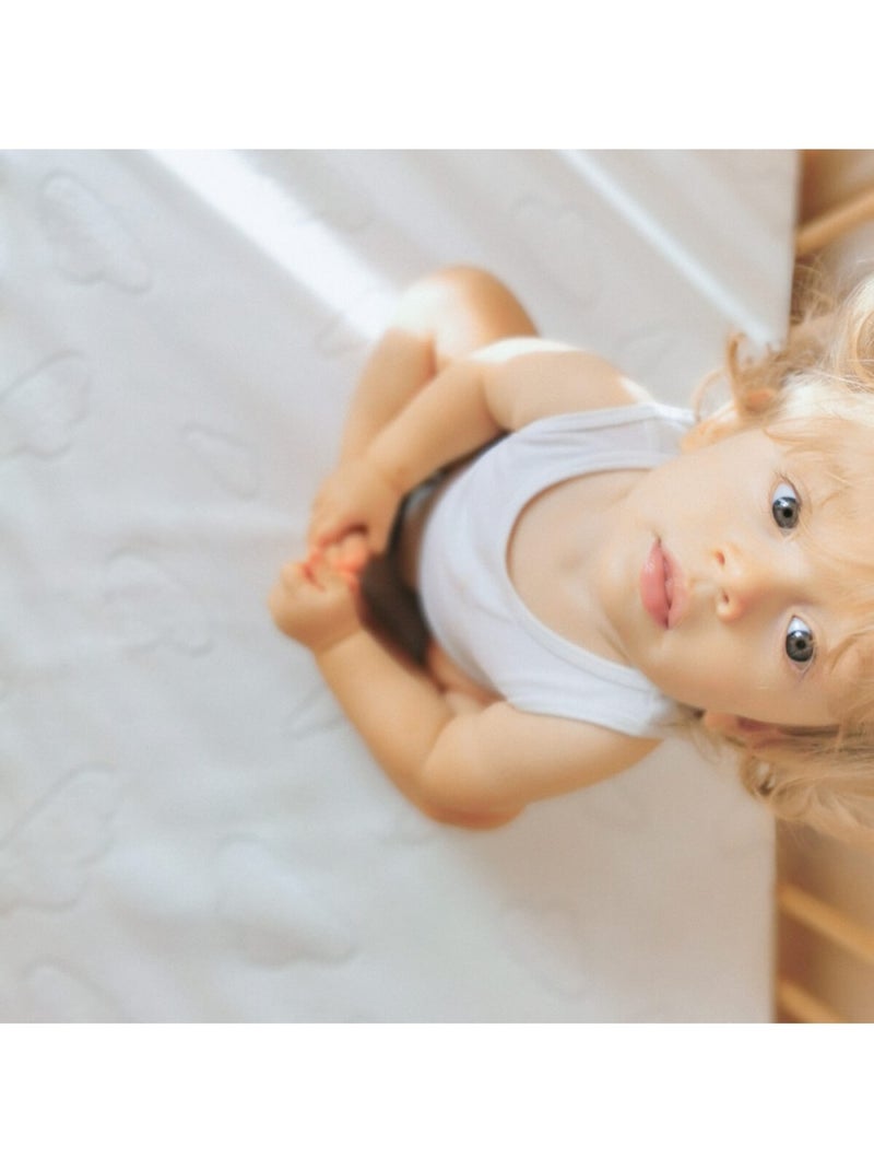 Matelas bébé 60x120cm Nuage Blanc - Kiabi