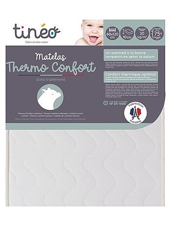 Matelas bébé 60x120cm Thermo Confort