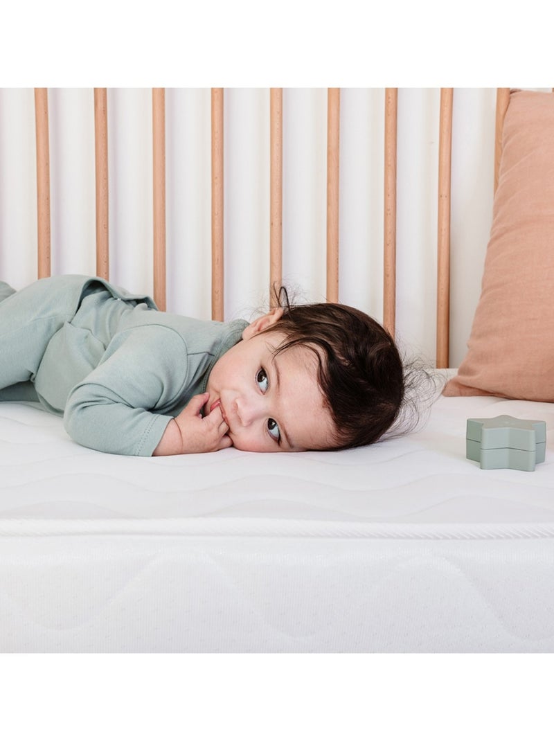 Matelas bébé 60x120cm Thermo Confort Blanc - Kiabi