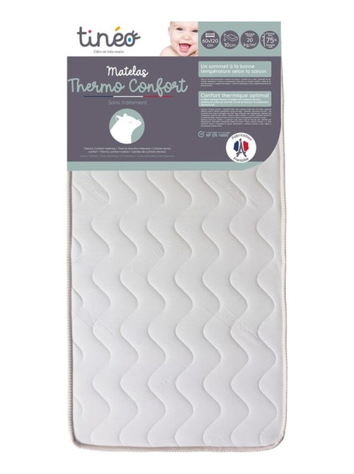Matelas bébé 60x120cm Thermo Confort - Kiabi