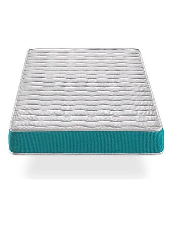 Matelas bebe 70x140 EKOZEN mousse, Epaisseur 11 cm Respirante et ergonomique. Fermete ideal