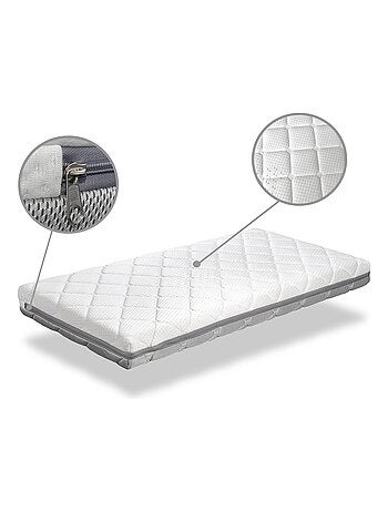 Matelas bebe BABY AIR H 11 CM Déhoussable,lavable, adaptable et respirant