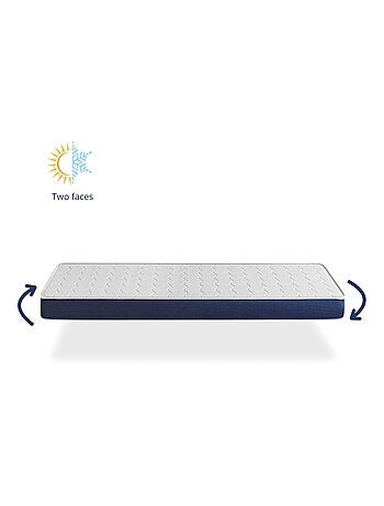 Matelas bébé BABY BLEU épaisseur 11 CM Noyau perforé et respirante