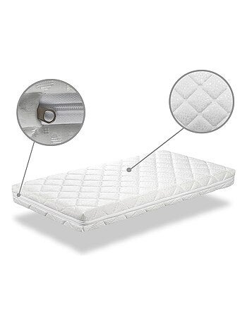 Matelas bebe BABY STAR épaisseur 11 CM ,Noyau perforé