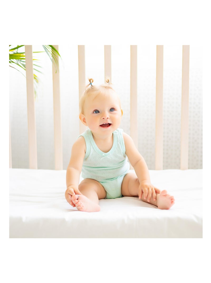 Matelas bébé Bamb'Doux en viscose déhoussable - Babycalin Blanc - Kiabi