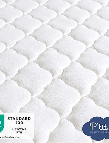 Matelas Bébé Bamboo | 60x120x10 cm | Déhoussable