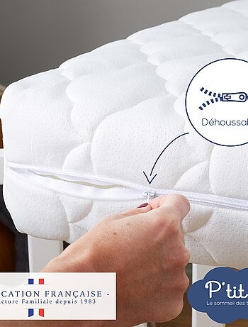 Matelas Bébé Bamboo | 60x120x10 cm | Déhoussable