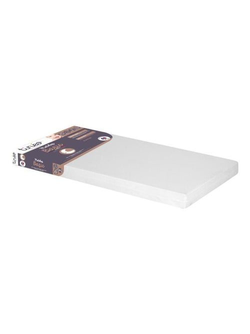 Matelas bébé Basic déhoussable - 60 cm x 120 cm x 8 cm - Kiabi